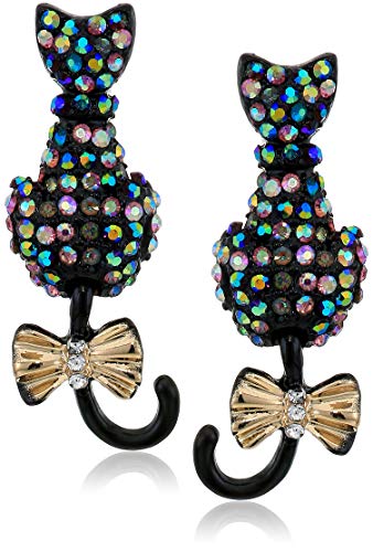 ベッツィ・ジョンソン ピアス アメリカ 日本未発売 ブランド Betsey Johnson Pave Cat Drop Earringsベッツィ・ジョンソン ピアス アメリカ 日本未発売 ブランド