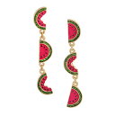 ベッツィ・ジョンソン ピアス アメリカ 日本未発売 ブランド Betsey Johnson Watermelon Mismatched Linear Earringsベッツィ・ジョンソン ピアス アメリカ 日本未発売 ブランド