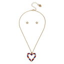 ベッツィ・ジョンソン ピアス アメリカ 日本未発売 ブランド Betsey Johnson Heart Pendant & Stud Earrings Setベッツィ・ジョンソン ピアス アメリカ 日本未発売 ブランド