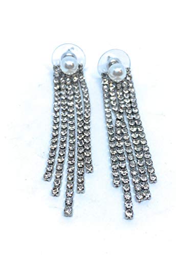 ベッツィ・ジョンソン ピアス アメリカ 日本未発売 ブランド Betsey Johnson Crystal Earring Jackets Faux Pearl Studs - Silvertone Earringsベッツィ・ジョンソン ピアス アメリカ 日本未発売 ブランド