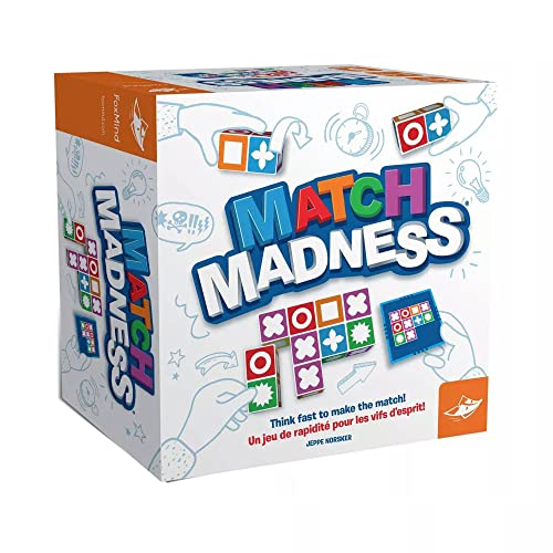 ボードゲーム 英語 アメリカ 海外ゲーム Foxmind Match Madness Board Game, Dual Mode Visual Recognition Matching Board Game, Fast Paced Puzzle Game to Develop Problem Solving Skills, Fun Board Games for Adults and Fボードゲーム 英語 アメリカ 海外ゲーム