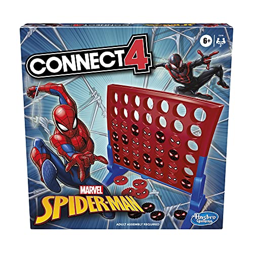 ボードゲーム 英語 アメリカ 海外ゲーム Hasbro Gaming Connect 4 Marvel Spider-Man Edition, Strategy Board Game, 2 Players, Kids Easter Gifts or Basket Stuffers, Ages 6+ (Amazon Exclusive)ボードゲーム 英語 アメリカ 海外ゲーム