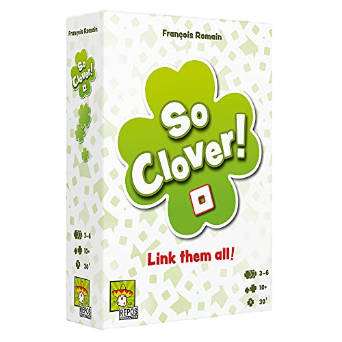 ボードゲーム 英語 アメリカ 海外ゲーム So Clover! Cooperative Word Association Board Game for Ages 10+, 3-6 Players, 30 Min Playtime by Repos Productionボードゲーム 英語 アメリカ 海外ゲーム