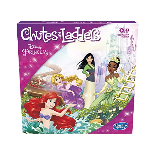 ボードゲーム 英語 アメリカ 海外ゲーム Hasbro Gaming Chutes and Ladders: Disney Princess Edition Preschool Board Game, 2-4 Players, Easter Basket Stuffers or Gifts for Kids, Ages 3+ (Amazon Exclusive)ボードゲーム 英語 アメリカ 海外ゲーム