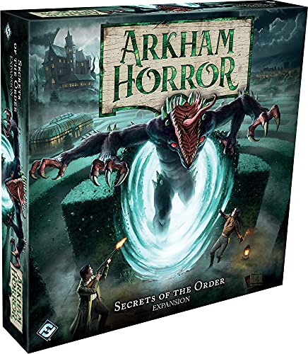 ボードゲーム 英語 アメリカ 海外ゲーム Arkham Horror Secrets of The Order Board Game Expansion - New Investigators, Scenarios, and Horrors! Cooperative Mystery Game, Ages 14+, 1-6 Players, 2-3 Hour Playtime, Made ボードゲーム 英語 アメリカ 海外ゲーム