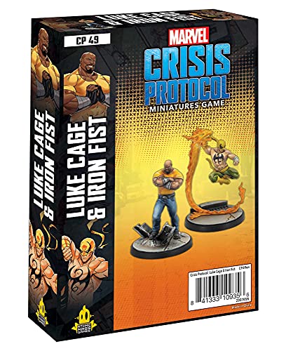 ボードゲーム 英語 アメリカ 海外ゲーム Marvel Crisis Protocol Luke Cage and Iron Fist CHARACTER PACK Miniatures Battle Game Strategy Game for Adults and Teens Ages 14 2 Players Avg. Playtime 90 Mins Mボードゲーム 英語 アメリカ 海外ゲーム