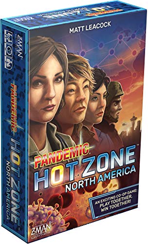 ボードゲーム 英語 アメリカ 海外ゲーム Pandemic Hot Zone: North America Board Game - Unite to Save The Continent Cooperative Strategy Game for Kids and Adults, Ages 8 , 2-4 Players, 30 Minute Playtime, Made by Z-ボードゲーム 英語 アメリカ 海外ゲーム
