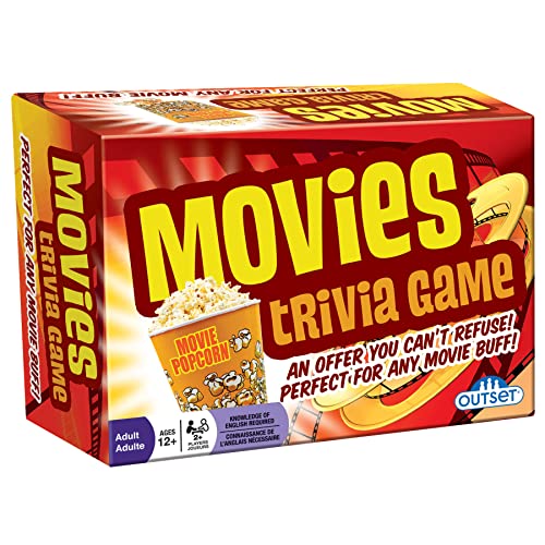 ボードゲーム 英語 アメリカ 海外ゲーム Cobble Hill Puzzle Company Ltd. Outset Media Movies Trivia Game - Party Game - Family Game - Travel Game - Fun and Easy to Play - 1200 Trivia Questions - for 2 or More Playerボードゲーム 英語 アメリカ 海外ゲーム