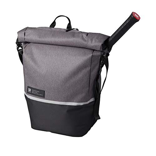 ƥ˥ Хå 饱åȥХå Хåѥå WILSON Roll Top Tennis Backpack - Grey/Blackƥ˥ Хå 饱åȥХå Хåѥå