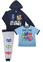 PJ Masks ǂIpW}XN AJA  PJ Masks Hoodie Combo Set - 1 Hoodie 1 Sweatpant & 1 T-Shirt Featuring Catboy, Gekko & Owlette Combo Set (2T)PJ Masks ǂIpW}XN AJA 