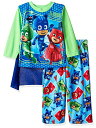 PJ Masks ǂIpW}XN AJA  PJ Masks Toddler Boys Long Sleeve Pajamas with Cape (4T, Blue/Green)PJ Masks ǂIpW}XN AJA 