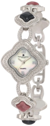 腕時計 チャールズヒューバート レディース パリ フランス Charles-Hubert, Paris Women's 6771-DR Premium Collection Gemstone Watch腕時計 チャールズヒューバート レディース パリ フランス