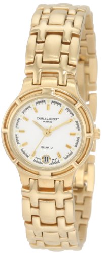 腕時計 チャールズヒューバート レディース パリ フランス Charles-Hubert, Paris Women's 6659-G Classic Collection Gold-Plated Watch腕時計 チャールズヒューバート レディース パリ フランス