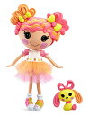 ララループシー 人形 ドール Lalaloopsy Sweetie Candy Ribbon Pet Puppy, 13 Taffy Candy-Inspired Doll with Pink/Yellow Outfit Accessories, Reusable House Playset- Gifts for Kids, Toys for Girls Ages 3 4 5 to 103ララループシー 人形 ドール