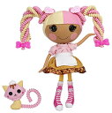 ララループシー 人形 ドール Lalaloopsy Silly Hair Doll- Scoops Waffle Cone Doll and Pet Cat, 13 Ice Cream Multicolor Hair Styling Doll 11 Accessories, Salon Playset- Kids Gifts, Toys for Girls Ages 3 4 5 to 103 Years Oldララループシー 人形 ドール