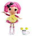 ララループシー 人形 ドール Lalaloopsy Doll- Crumbs Sugar Cookie Pet Mouse, 13 Baker Doll with Pink Hair, Pink and Yellow Outfit Accessories, Reusable House Playset- Gifts for Kids, Toys for Girls Ages 3 4 5 to 103ララループシー 人形 ドール