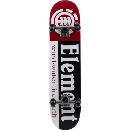 スタンダードスケートボード スケボー 海外モデル 直輸入 【送料無料】Element Thriftwood Section Black Complete Skateboard - 7.5
