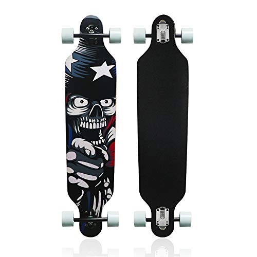 ロングスケートボード スケボー 海外モデル 直輸入 【送料無料】Nattork Longboards Skateboard 41 x 9 inch for Adults Teenagers and Kids,Equipped Long Board Through Deck 8 Ply Canadian Maple for Men's ロングスケートボード スケボー 海外モデル 直輸入