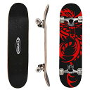 スタンダードスケートボード スケボー 海外モデル 直輸入 ChromeWheels 31 inch Skateboard Double Kick Skate B...