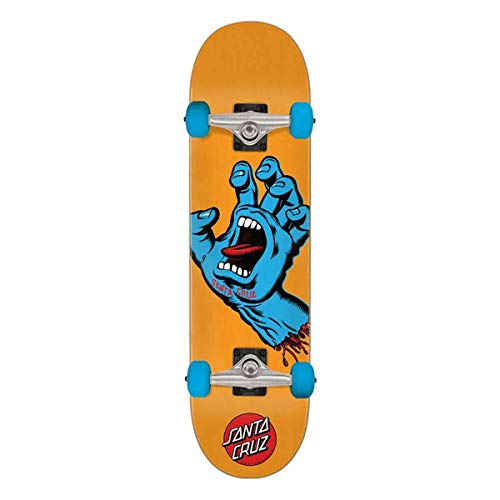 ɥȥܡ ܡ ǥ ľ͢ Santa Cruz Screaming Hand Mid Sk8 Completes, Orange, 7.80