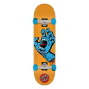 スタンダードスケートボード スケボー 海外モデル 直輸入 Santa Cruz Screaming Hand Mid Sk8 Completes, Orange, 7.80" x 31"スタンダードスケートボード スケボー 海外モデル 直輸入