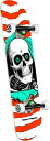 スタンダードスケートボード スケボー 海外モデル 直輸入 Powell Peralta Ripper Complete Skateboard - Orange 7.0