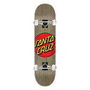 スタンダードスケートボード スケボー 海外モデル 直輸入 Santa Cruz Skateboard Assembly Classic Dot Grey 8.3...