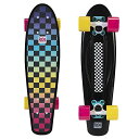 X^_[hXP[g{[h XP{[ COf A ReDo Skateboard Co. Skateboard Retro Poly Cruiser - Neon CheckersX^_[hXP[g{[h XP{[ COf A