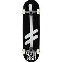 スタンダードスケートボード スケボー 海外モデル 直輸入 Deathwish Skateboards Gang Logo Black/White Complete Skateboard - 8.2"スタンダードスケートボード スケボー 海外モデル 直輸入