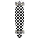 ロングスケートボード スケボー 海外モデル 直輸入 Yocaher Blank/Checker Complete Kicktail Skateboards Longboard Cruiser Black Widow Premium 80A Grip Tape Aluminum Truck ABEC7 Bearing 70mm Skateboard Wheelロングスケートボード スケボー 海外モデル 直輸入