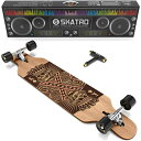 ロングスケートボード スケボー 海外モデル 直輸入 Skatro Drop Through Longboard Skateboard Freeride - In...
