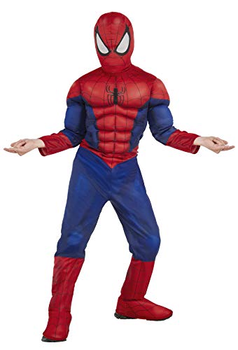 コスプレ衣装 コスチューム スパイダーマン 620010_S Rubie s Marvel Ultimate Spider-Man Deluxe Muscle Chest Costume Child Small - Small One Color As Shownコスプレ衣装 コスチューム ス…