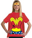 コスプレ衣装 コスチューム その他 881348 Rubies Child's Justice League Wonder Woman T-Shirt, Med...