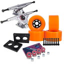 トラック スケボー スケートボード 海外モデル 直輸入 Cal 7 Longboard Flywheel and 180 Truck Combo, 83mm 7...