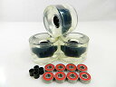 ウィール タイヤ スケボー スケートボード 海外モデル Longboard Cruiser Skateboard High Rebound Wheels + A...