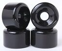 ウィール タイヤ スケボー スケートボード 海外モデル 65mm 78a Gel Soft Cruising Skateboard Wheels (Black)...