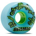 ウィール タイヤ スケボー スケートボード 海外モデル Seismic Crybaby 84a Longboard Wheels - Opaque Blue Elixer - 62mmウィール タイヤ スケボー スケートボード 海外モデル