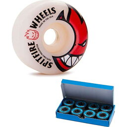 ウィール タイヤ スケボー スケートボード 海外モデル Spitfire Bighead Wheels Skateboard Trucks 52mm White with CCS ABEC 7 Bearingsウィール タイヤ スケボー スケートボード 海外モデル