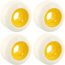 ウィール タイヤ スケボー スケートボード 海外モデル Powerflex Skateboards Rock Candy White/Clear Yellow ...
