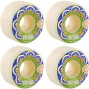 ウィール タイヤ スケボー スケートボード 海外モデル Satori Movement Mandala White/Blue Skateboard Wheels...