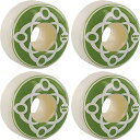 ウィール タイヤ スケボー スケートボード 海外モデル Satori Movement Big Link White/Green Skateboard Whee...