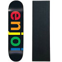 デッキ スケボー スケートボード 海外モデル 直輸入 Enjoi Skateboard Deck Spectrum Black 8.25" with Gripデッキ スケボー スケート..