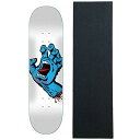 デッキ スケボー スケートボード 海外モデル 直輸入 SANTA CRUZ Skateboard Deck Screaming Hand White 8.25
