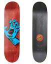 デッキ スケボー スケートボード 海外モデル 直輸入 SANTA CRUZ Screaming Hand 8.0in x 31.6in Skateboard D...