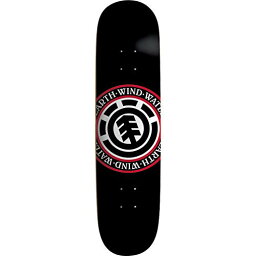 デッキ スケボー スケートボード 海外モデル 直輸入 Element Elemental Seal Skateboard Deck -8.0 Black Deck ONLY - (Bundled with Free 1'' Hardware Set)デッキ スケボー スケートボード 海外モデル 直輸入