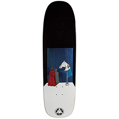 デッキ スケボー スケートボード 海外モデル 直輸入 Welcome Haunted Horse On a Golem Skateboard Deck - Black/White - 9.25