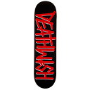 デッキ スケボー スケートボード 海外モデル 直輸入 Deathwish Deathspray Deck 8.0 Black Red Skateboard De...