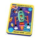 ボードゲーム 英語 アメリカ 海外ゲーム Mudpuppy Rocket Ships Magnetic Build-It Game Magnetic Toys for Ages 4 , Fun Compact Travel Activity for Kids, Includes 60 Magnets and Durable Storage Tinボードゲーム 英語 アメリカ 海外ゲーム