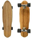 スタンダードスケートボード スケボー 海外モデル 直輸入 LMAI 27" Bamboo Wood Cruiser Complete Skateboard (Clear Grip)スタンダードスケートボード スケボー 海外モデル 直輸入