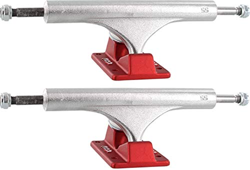 トラック スケボー スケートボード 海外モデル 直輸入 Ace Classic Lightweight Skateboard Trucks (Set of 2) (Red/Silver, 44 (8.35